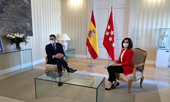 Pedro Sánchez e Isabel Díaz Ayuso | Moncloa