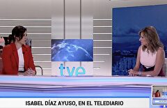 Ayuso contesta a Torra: "Cataluña es España y Madrid estará a disposición de los catalanes siempre"