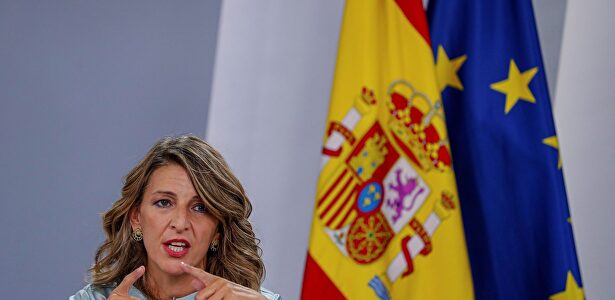 Yolanda Díaz, este martes | EFE