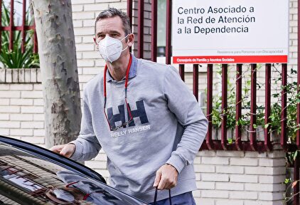 Iñaki Urdangarin, a su llegada al centro Don Orione. | Europa Press