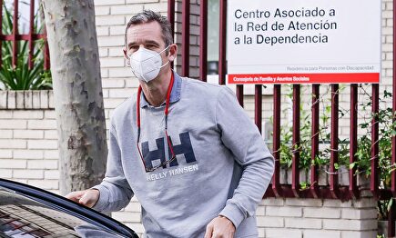 Iñaki Urdangarin, a su llegada al centro Don Orione. | Europa Press