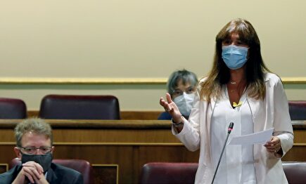 Laura Borrás, este miércoles en el Congreso | EFE