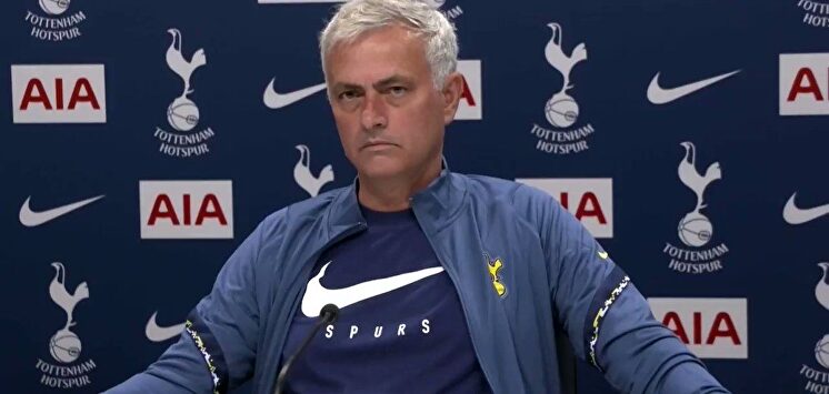 José Mourinho, entrenador del Tottenham. | Twitter