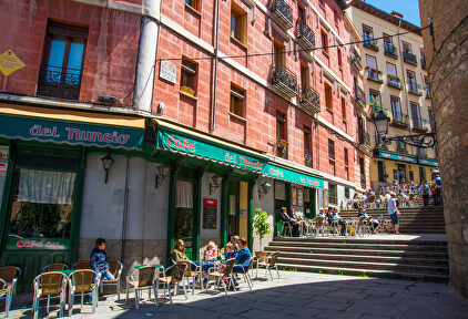 Una terraza de Madrid | Alamy
