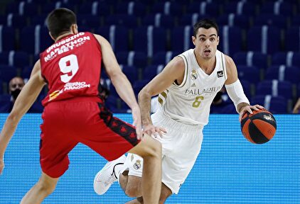 El Real Madrid consiguió este viernes la segunda victoria de la temporada en la Liga Endesa.  | Real Madrid