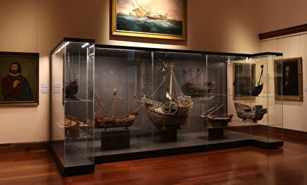 Una de las salas rehabilitadas.  | Museo Naval