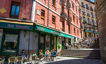Una terraza de Madrid | Alamy