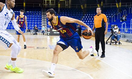 Nikola Mirotic en el Barça - Burgos.  | Europa Press