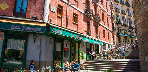 Una terraza de Madrid | Alamy