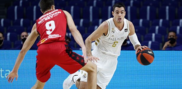 El Real Madrid consiguió este viernes la segunda victoria de la temporada en la Liga Endesa.  | Real Madrid