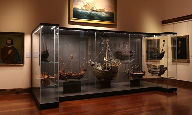 Una de las salas rehabilitadas.  | Museo Naval