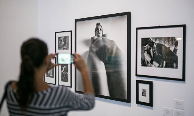 La obra de Helmut Newton en Madrid. | Archivo