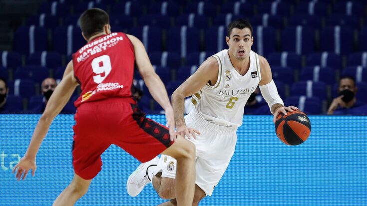 El Real Madrid consiguió este viernes la segunda victoria de la temporada en la Liga Endesa.  | Real Madrid