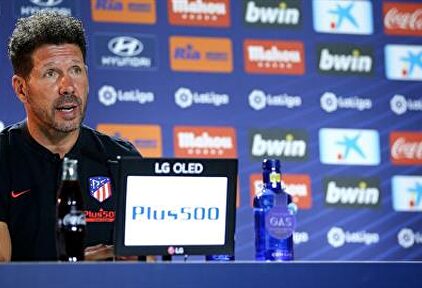 Simeone en sala de prensa. | Europa Press