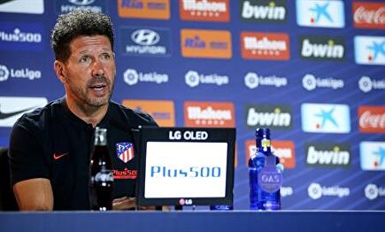 Simeone en sala de prensa. | Europa Press