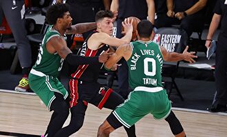 Los Miami Heat se impusieron a los Boston Celtics | Twitter