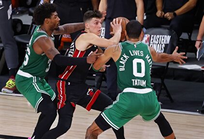 Los Miami Heat se impusieron a los Boston Celtics | Twitter