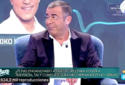 Jorge Javier se ríe de Marta López. | Telecinco