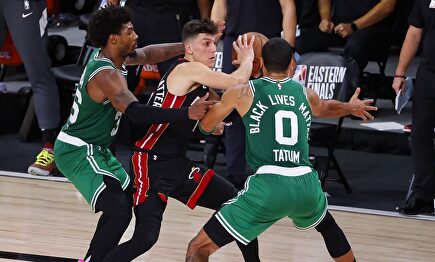 Los Miami Heat se impusieron a los Boston Celtics | Twitter