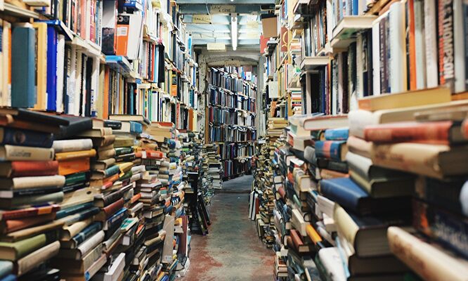 Una sala repleta de libros | Pixabay/CC/Free-Photos