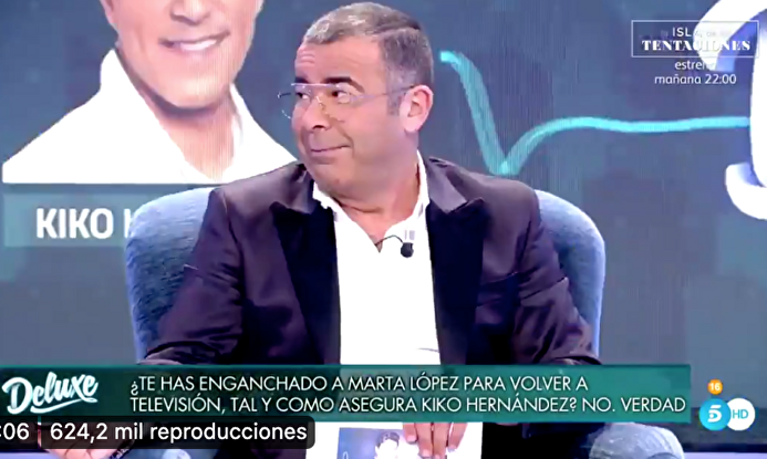 Jorge Javier se ríe de Marta López. | Telecinco