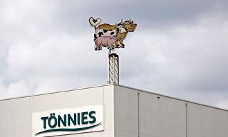 Logo de la firma alemana | Alamy