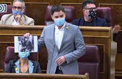 Nuevo ataque de Gabriel Rufián contra Felipe VI