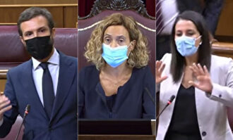 Casado y Arrimadas salen en defensa de la Monarquía y el Rey tras los ataques de los separatistas