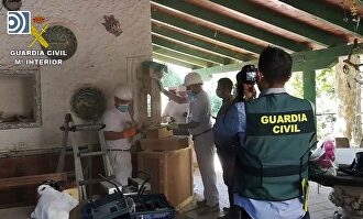 Recuperado un torreón de alabastro de la Catedral de Alcalá de Henares