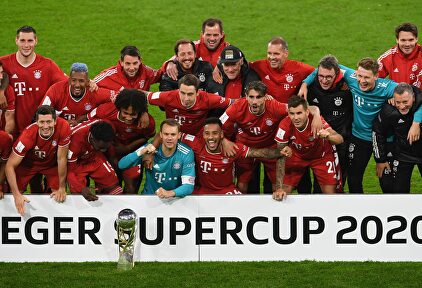 El Bayern de Múnich, campeón de la Supercopa de Alemania 2020. | EFE