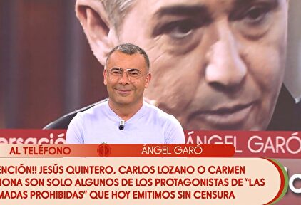 Ángel Garó, en directo en 'Sálvame' | Mediaset