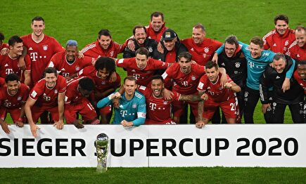 El Bayern de Múnich, campeón de la Supercopa de Alemania 2020. | EFE