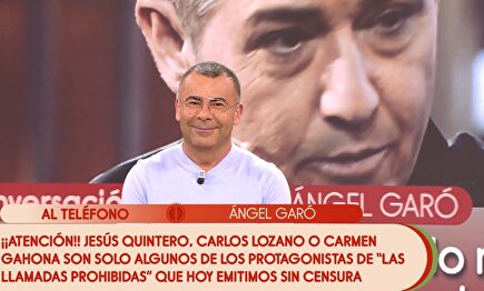 Ángel Garó, en directo en 'Sálvame' | Mediaset