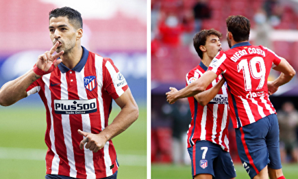 Luis Suárez y Diego Costa.  | Cordon Press