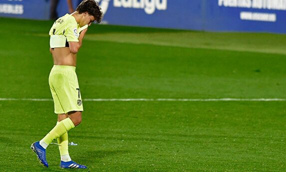 Joao Félix, resignado por el 0-0. | Cordon Press