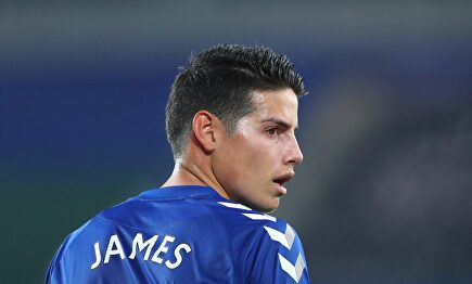 James en el Everton. | EFE