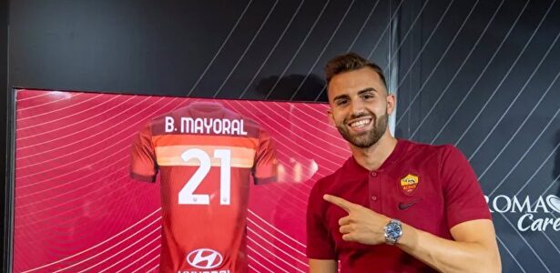 Borja Mayoral, nuevo jugador de la AS Roma. | @OfficialASRoma