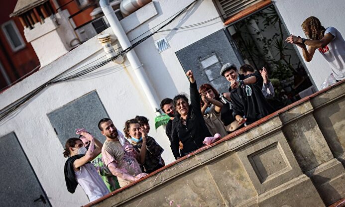 Maite Mendivil celebra que puede seguir usurpando la vivienda | Twitter