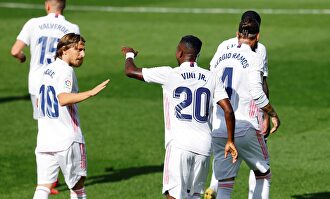 Vinicius marcó el 0-1. | EFE