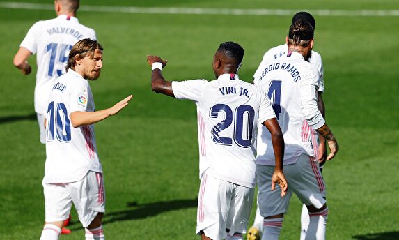 Vinicius marcó el 0-1. | EFE