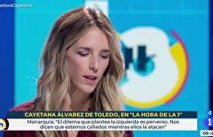 Cayetana Álvarez de Toledo critica durmente a TVE y pide no vaya por la vía de TV3