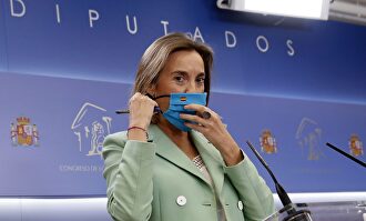 La flamante portavoz popular, Cuca Gamarra.  | EFE