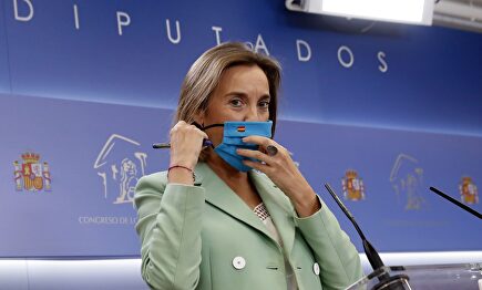 La flamante portavoz popular, Cuca Gamarra.  | EFE