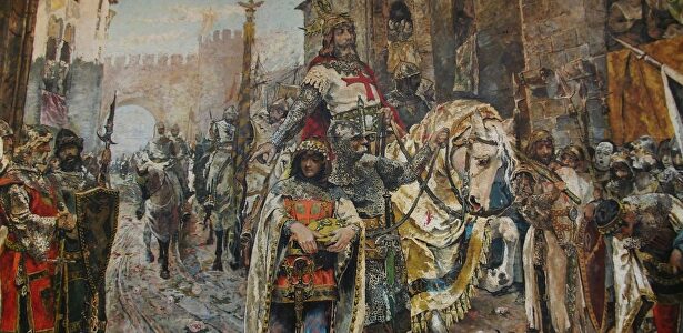 'Entrada triunfal del rey Jaime I en la ciudad de Valencia', de Fernando Richart Montesinos | Museo de Bellas Artes de Castellón