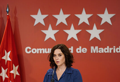 Isabel Díaz Ayuso este jueves. | CAM