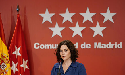 Isabel Díaz Ayuso este jueves. | CAM