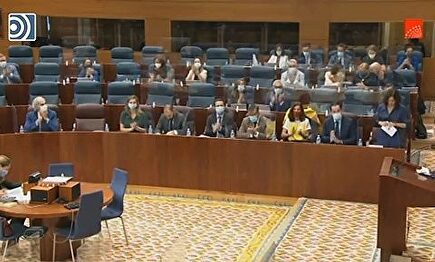 Ayuso, a Podemos: "No es el día para que nos hablen de corrupción"