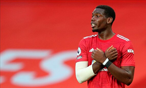 Paul Pogba, en un partido con el Manchester United. | EFE