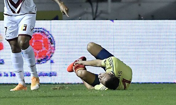 La espeluznante lesión de Arias con Colombia que pone los pelos de punta