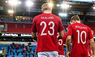 Haaland hizo un hat trick por primera vez con la absoluta  | EFE